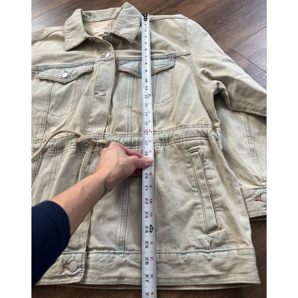 Universal Thread NWT cinched waist denim jacket vintage wash XL - Picture 6 of 11